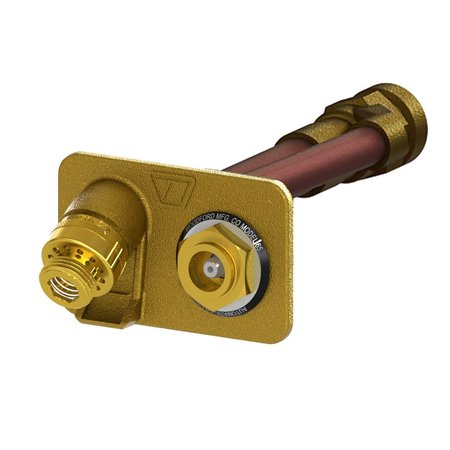 WOODFORD MFG 3/4 in. FPT x 8 in. Freezeless Brass Anti-Siphon Wall Hyd 65P-8-BR